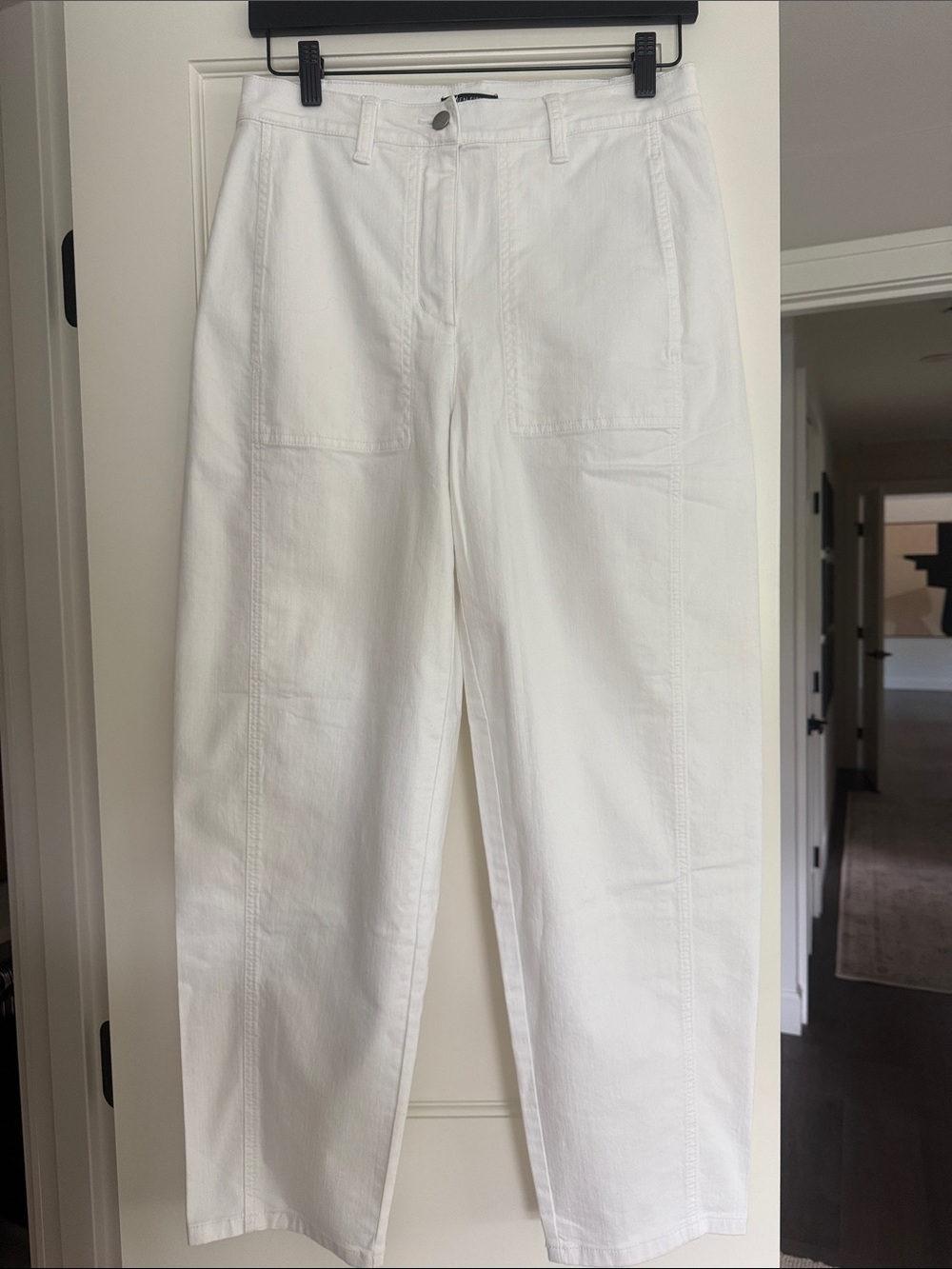 Eileen Fisher White Lantern Pant size S/P
